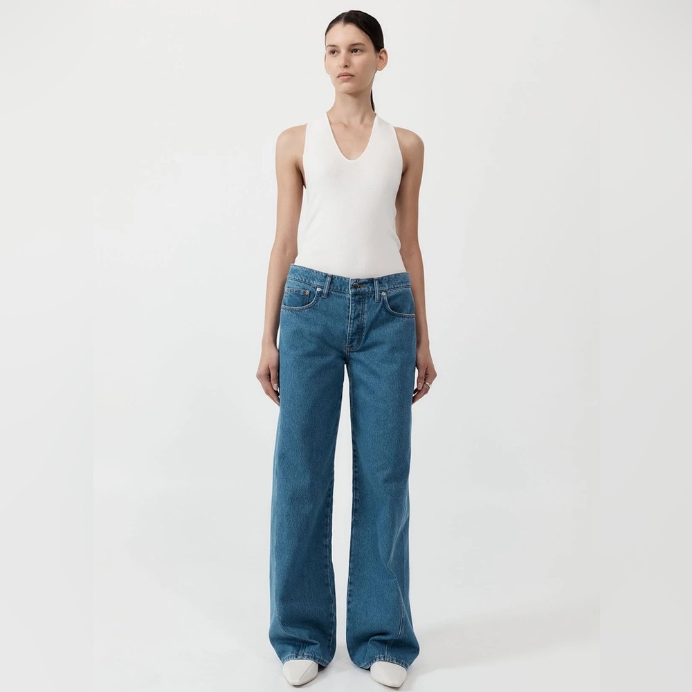 St. Agni Low Rise Wide Leg Jeans